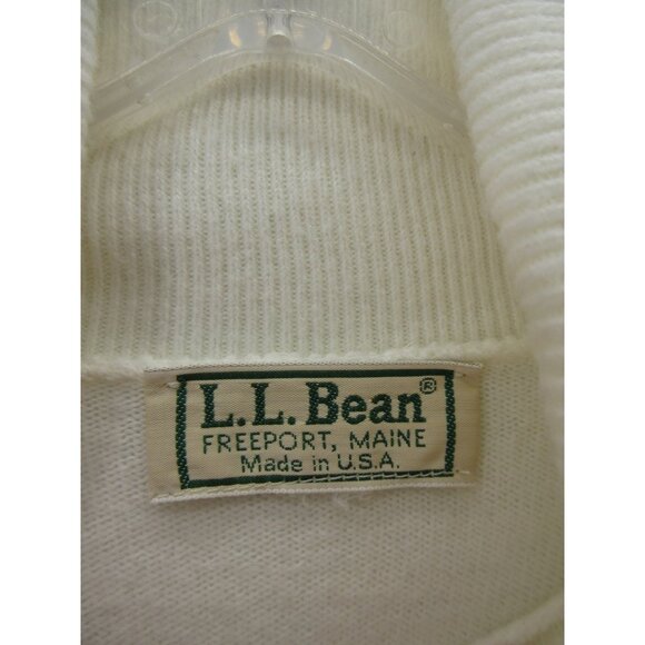 VINTAGE LL Bean Dress Large Sweater Turtleneck Pullover 90s USA * - Picture 11 of 13